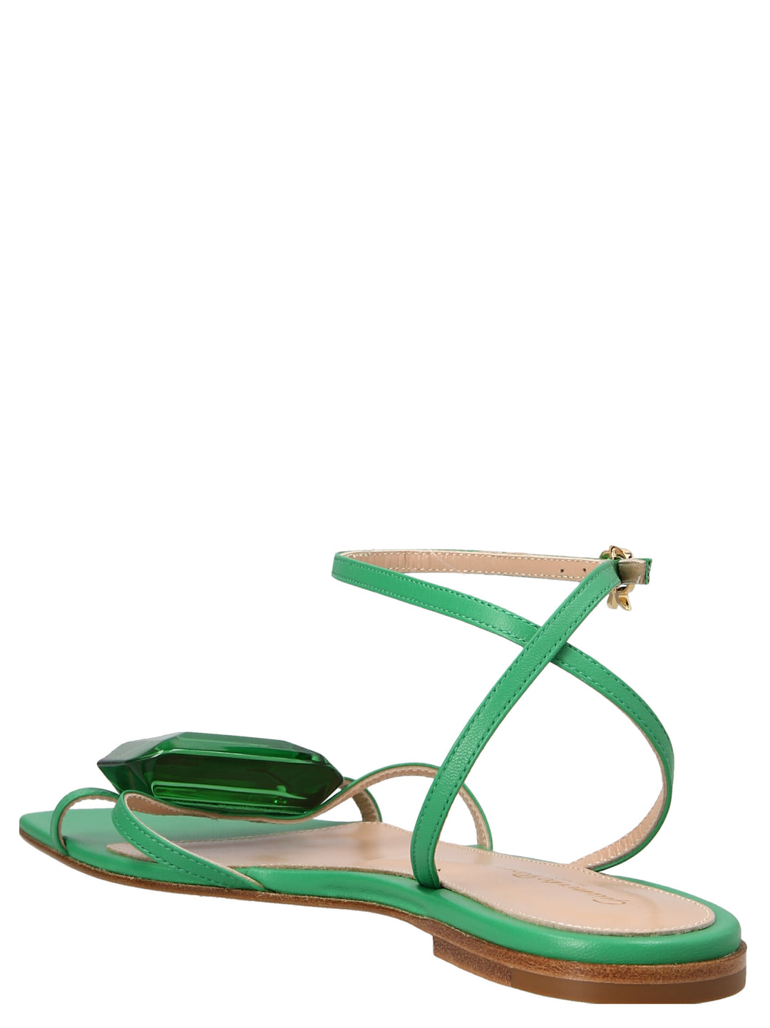 Jewel Sandals Green