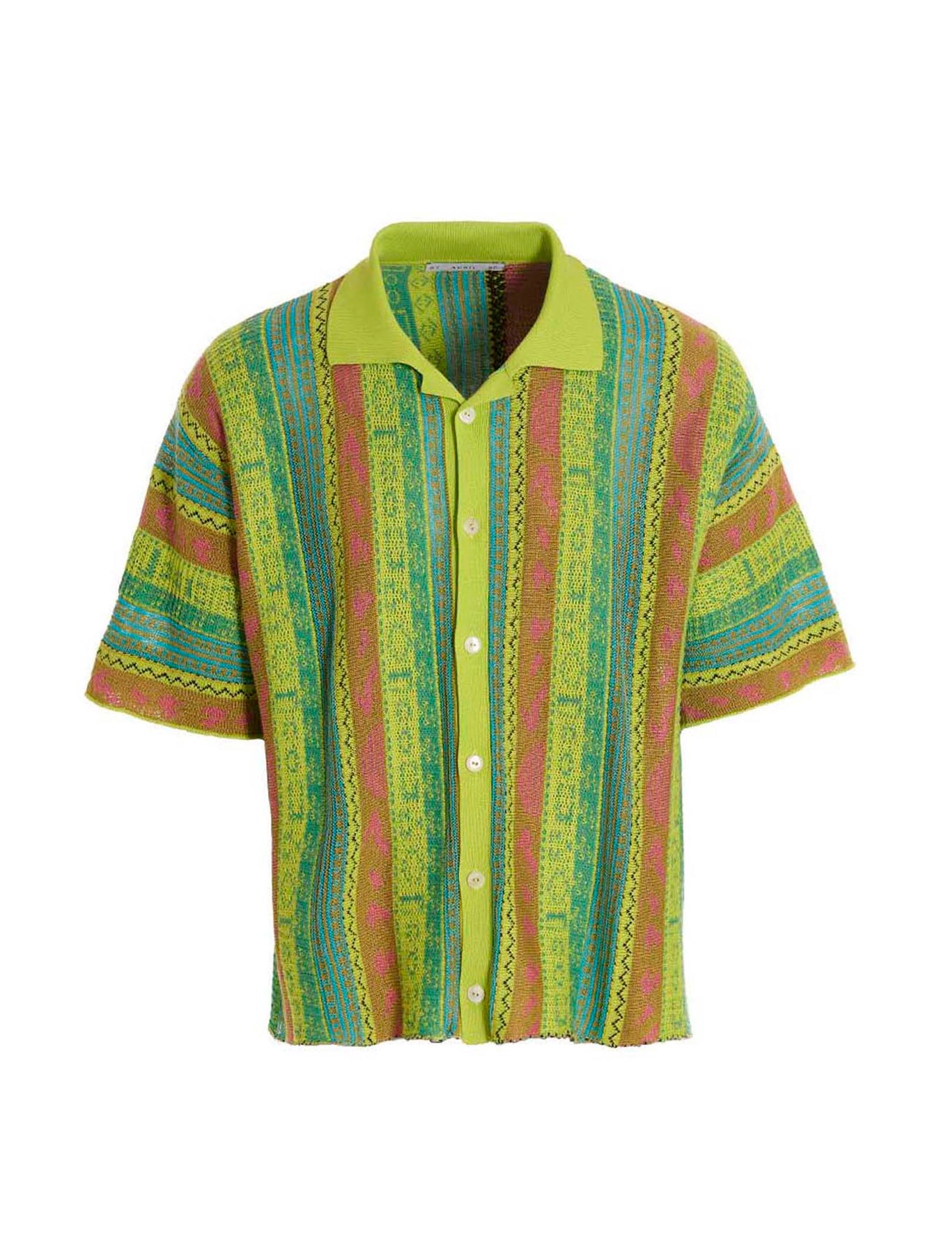 Shop Avril8790 Jacquard Shirt In Multicolor