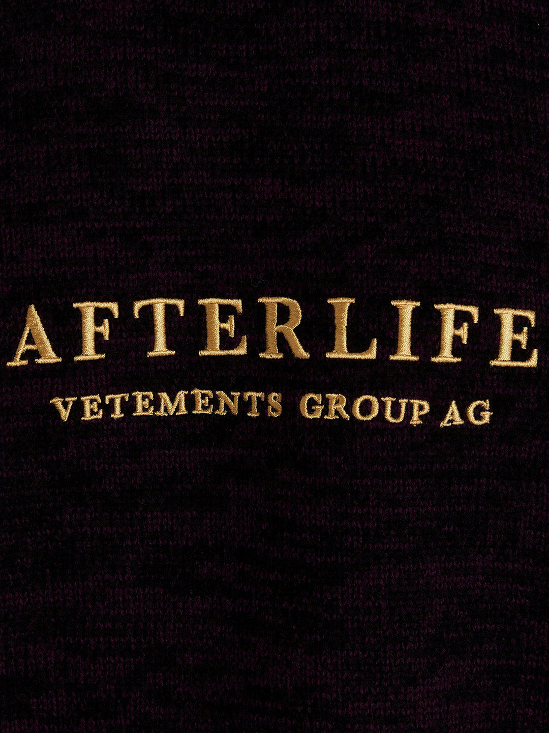 'Afterlife' sweater