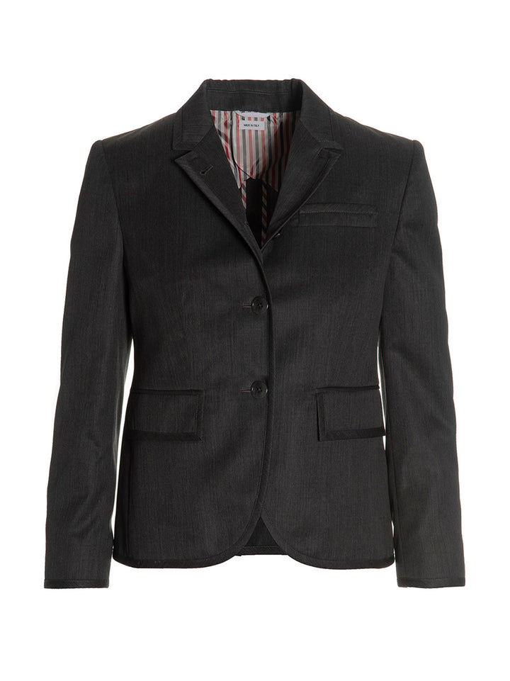 Wool single breast blazer jacket