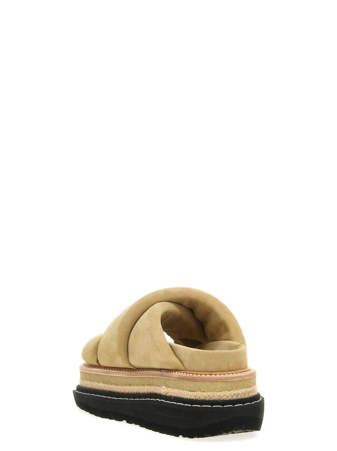 Multiple Sole Sandals Beige