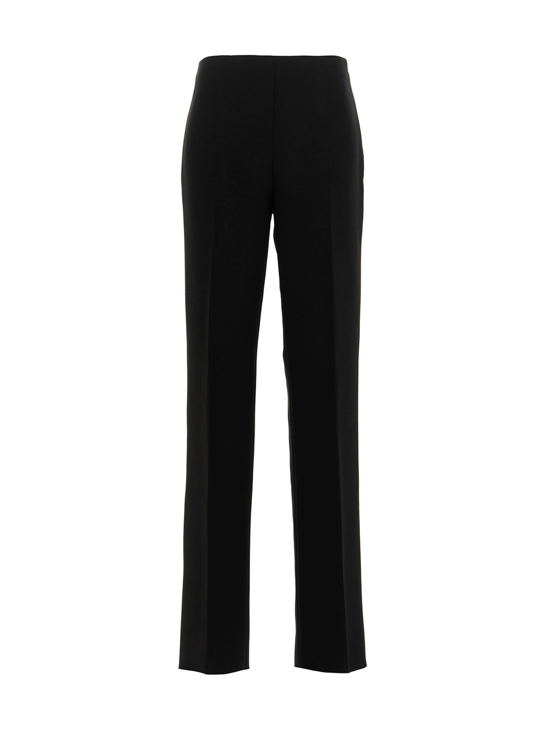 Straight  With Pleat Pants Black