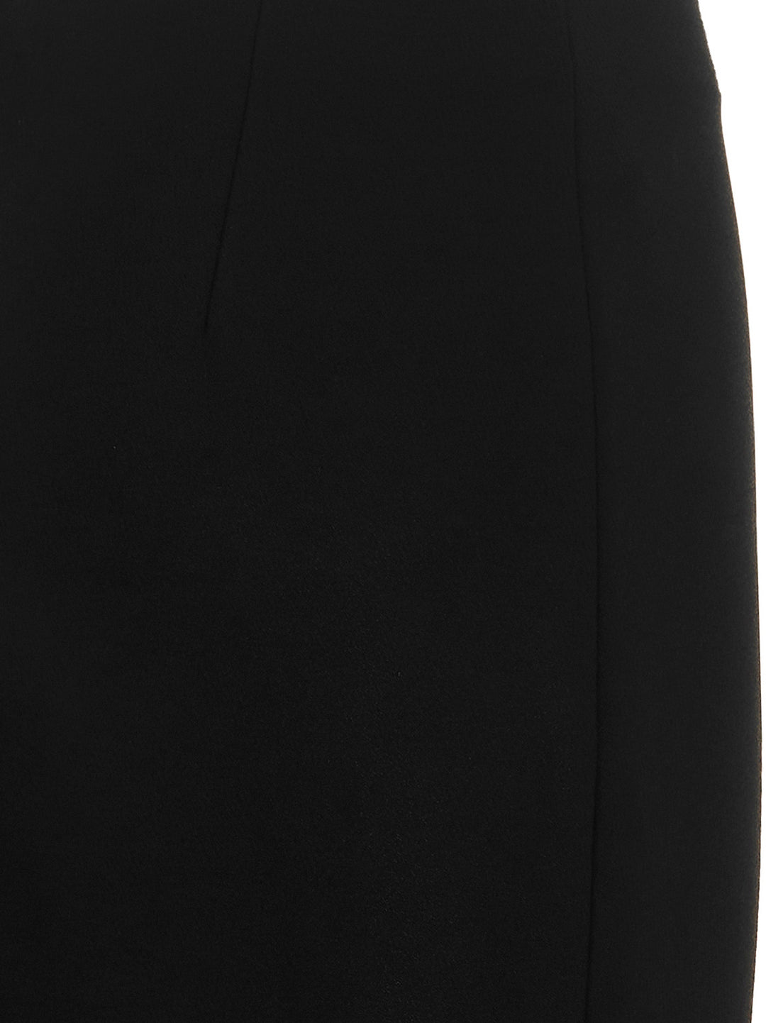 Straight  With Pleat Pants Black