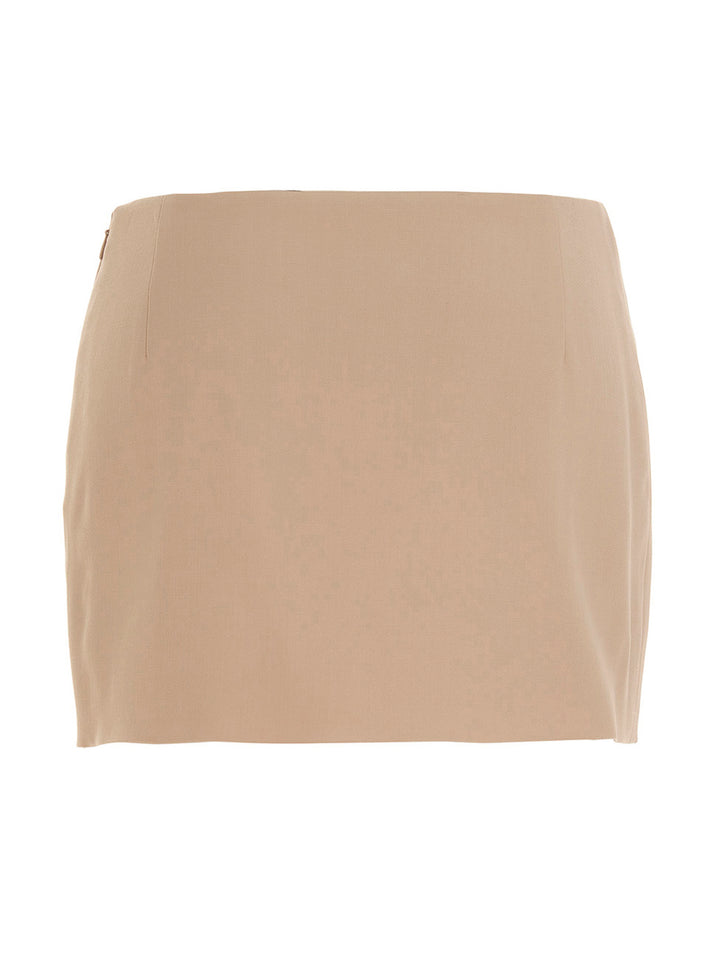 Miniskirt Skirts Beige