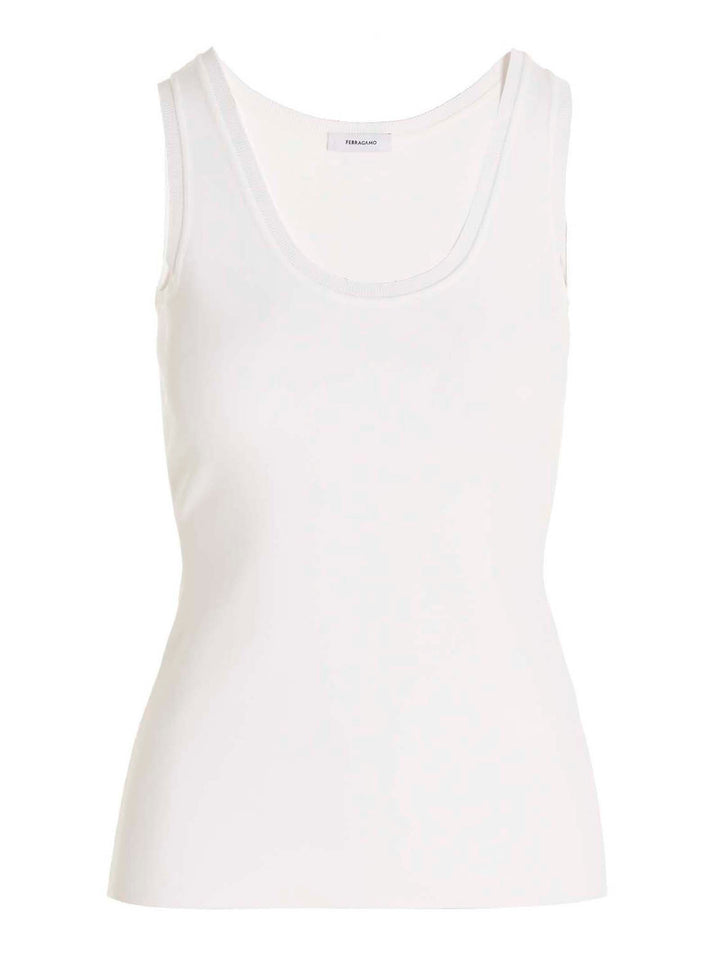 Basic Tank Top Tops White