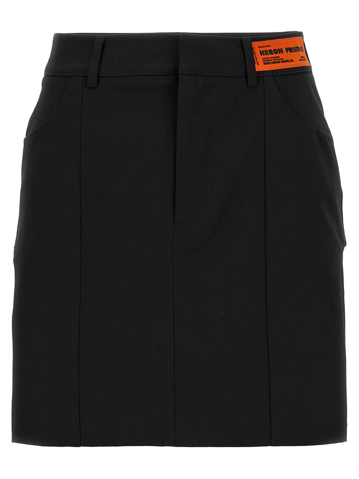 'Gabardine Cut Out' skirt