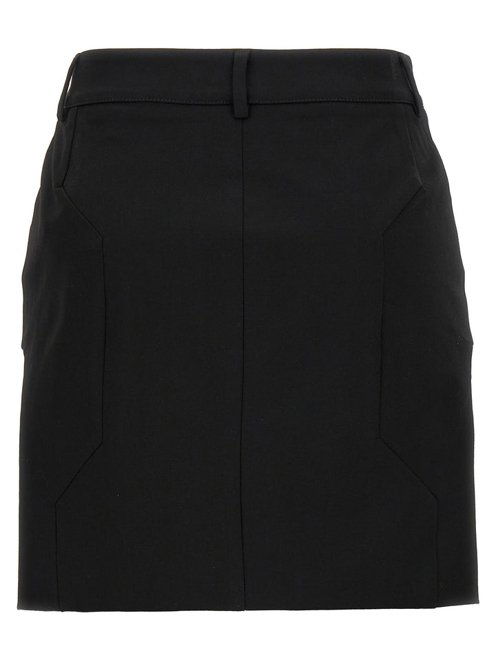 'Gabardine Cut Out' skirt