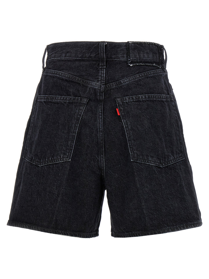 Denim Bermuda Shorts Bermuda, Short Black