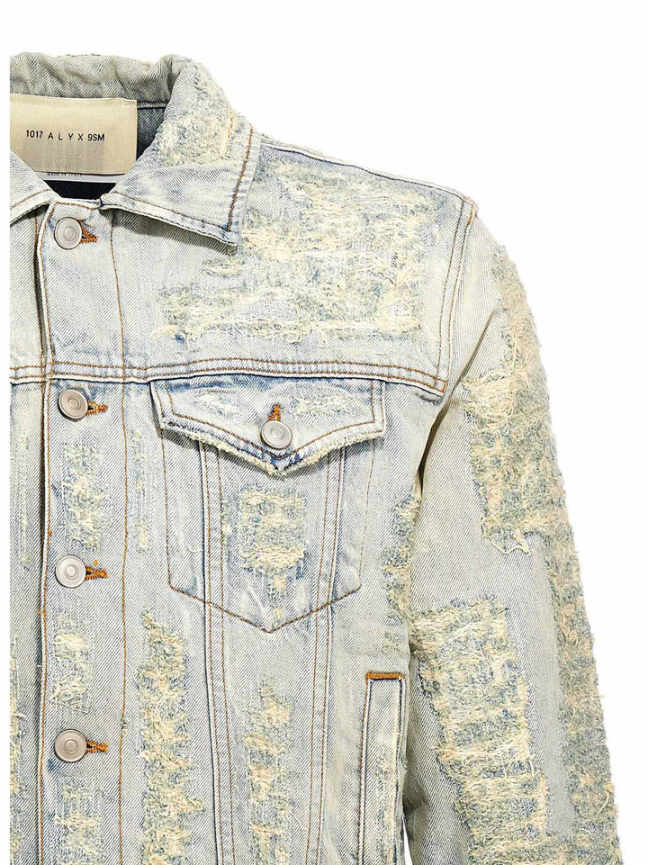 Destroyed Casual Jackets, Parka Light Blue