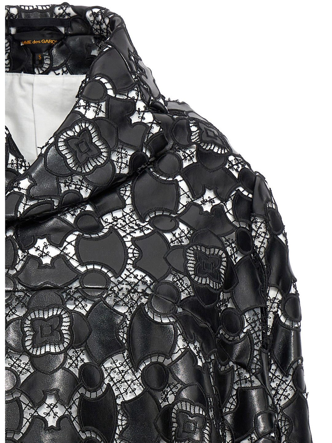 Lace Laser Jacket Casual Jackets, Parka White/Black