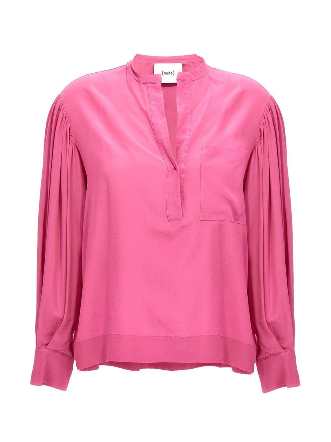 Silk Bloshirt Shirt, Blouse Pink