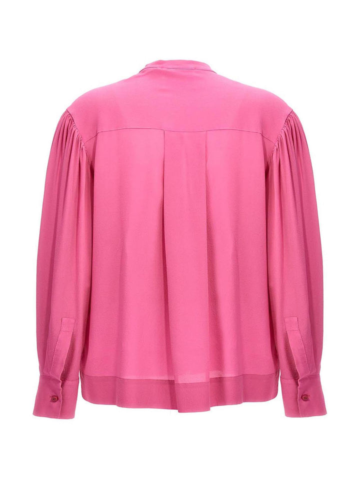 Silk Bloshirt Shirt, Blouse Pink