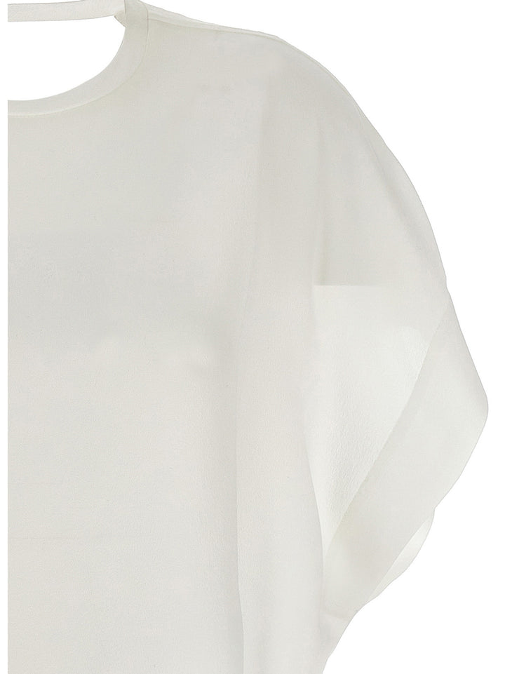 Silk Bloshirt Shirt, Blouse White