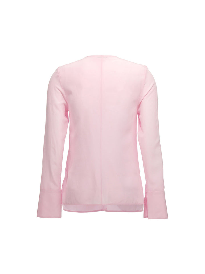 Ruffles Bloat Shirt, Blouse Pink