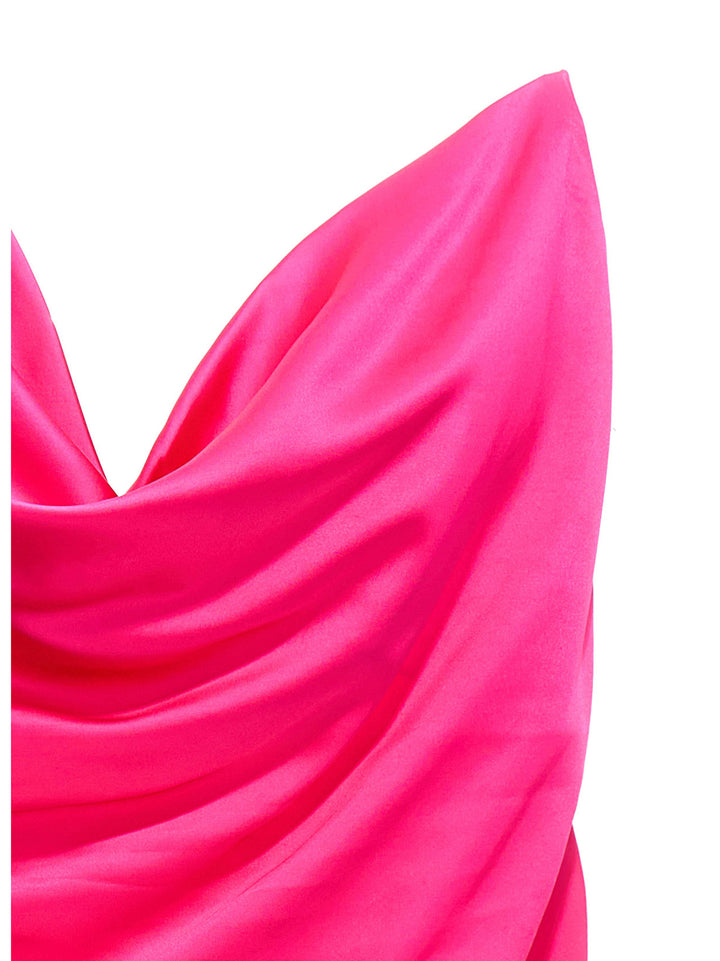 Satin Dress Dresses Fuchsia