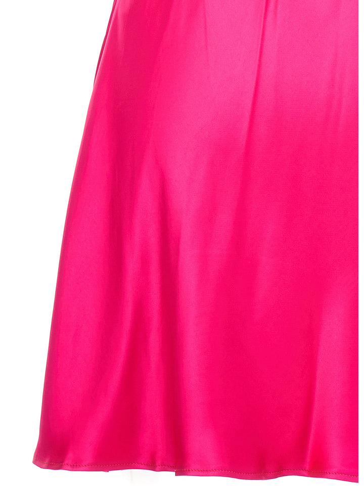 Satin Dress Dresses Fuchsia