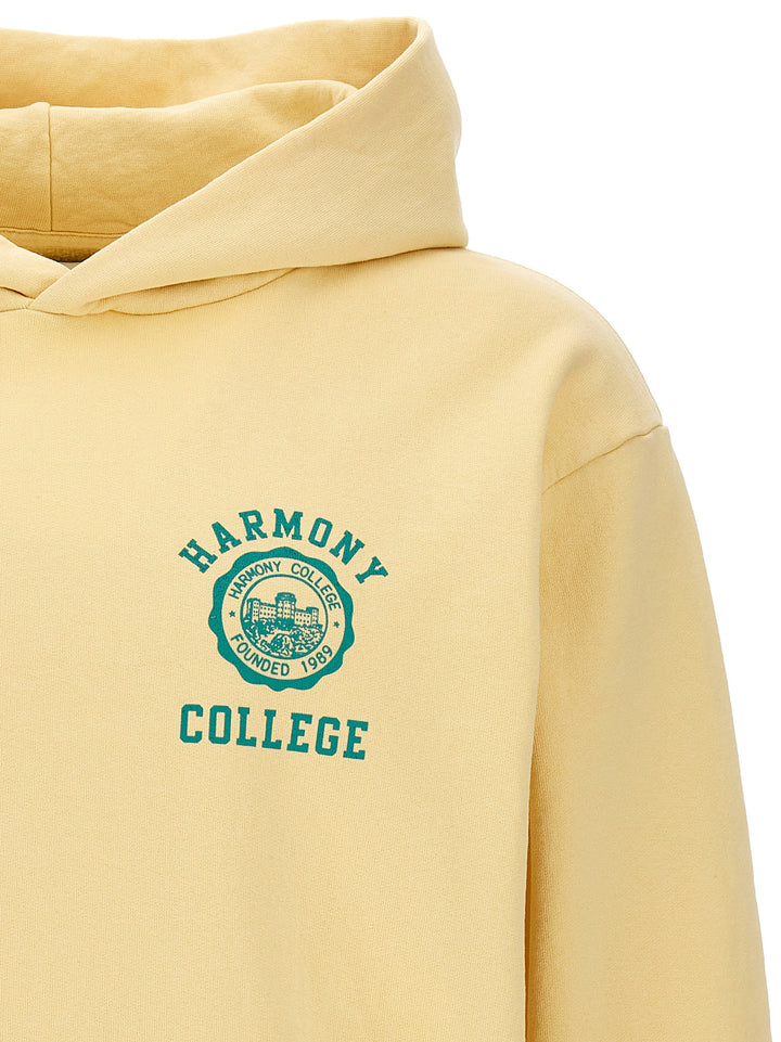 Sany College Emblem Sweatshirt Yellow