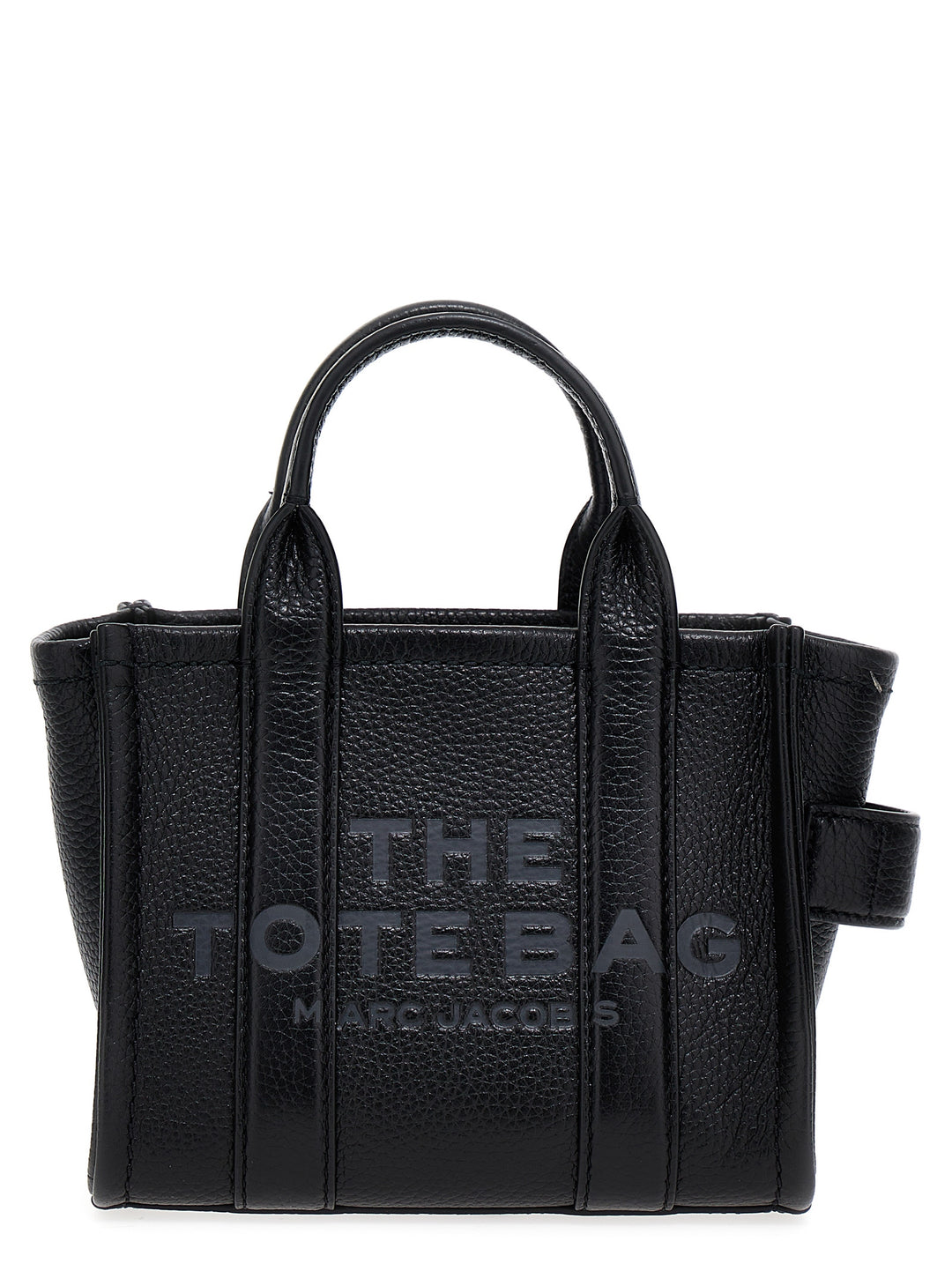 The Leather Micro Tote Tote Bag Black