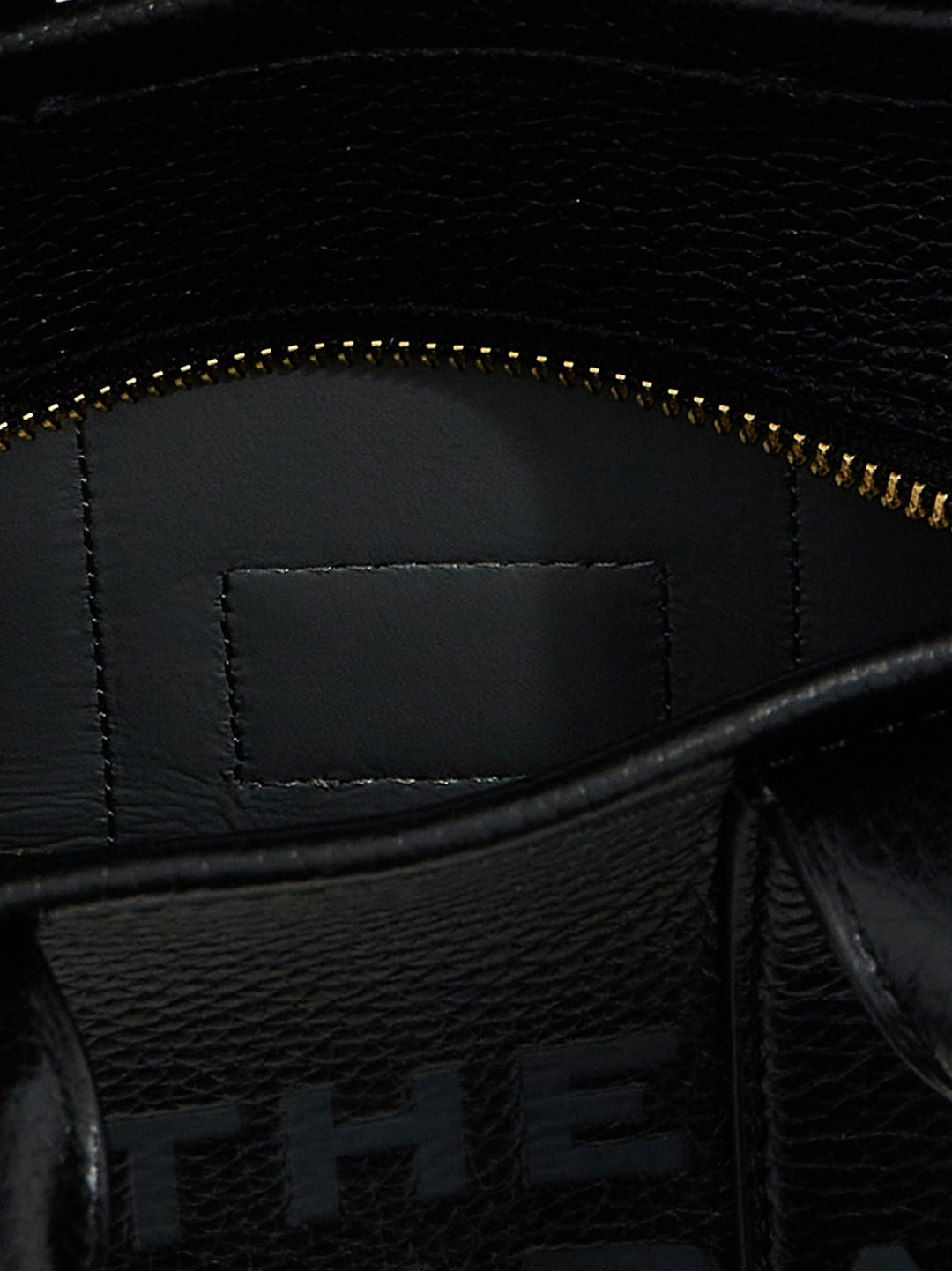 The Leather Micro Tote Tote Bag Black