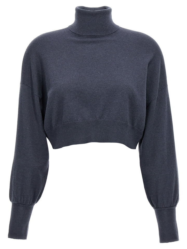 Monile Turtleneck Sweater Sweater, Cardigans Blue