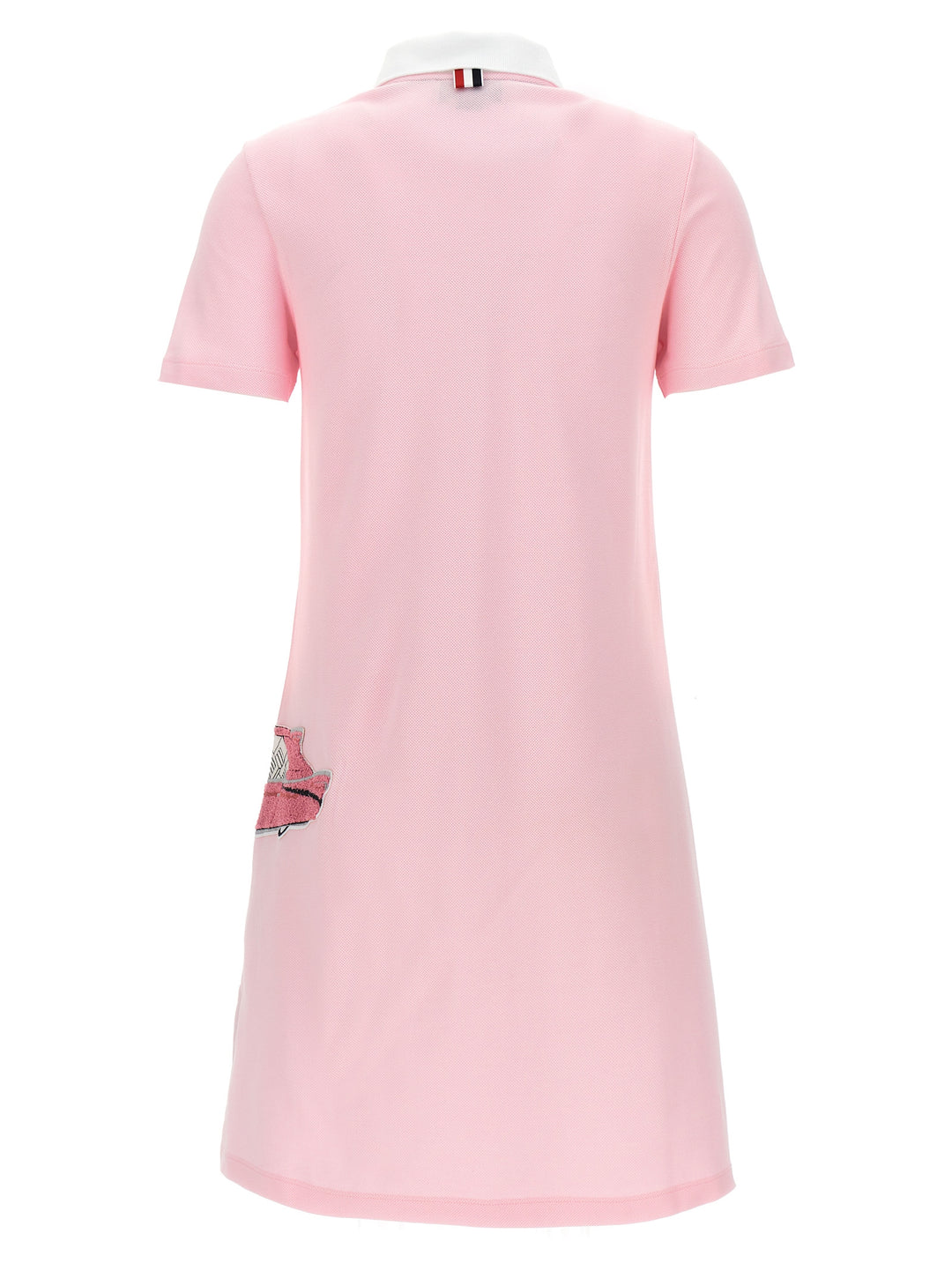 Patch Polo Dress Dresses Pink