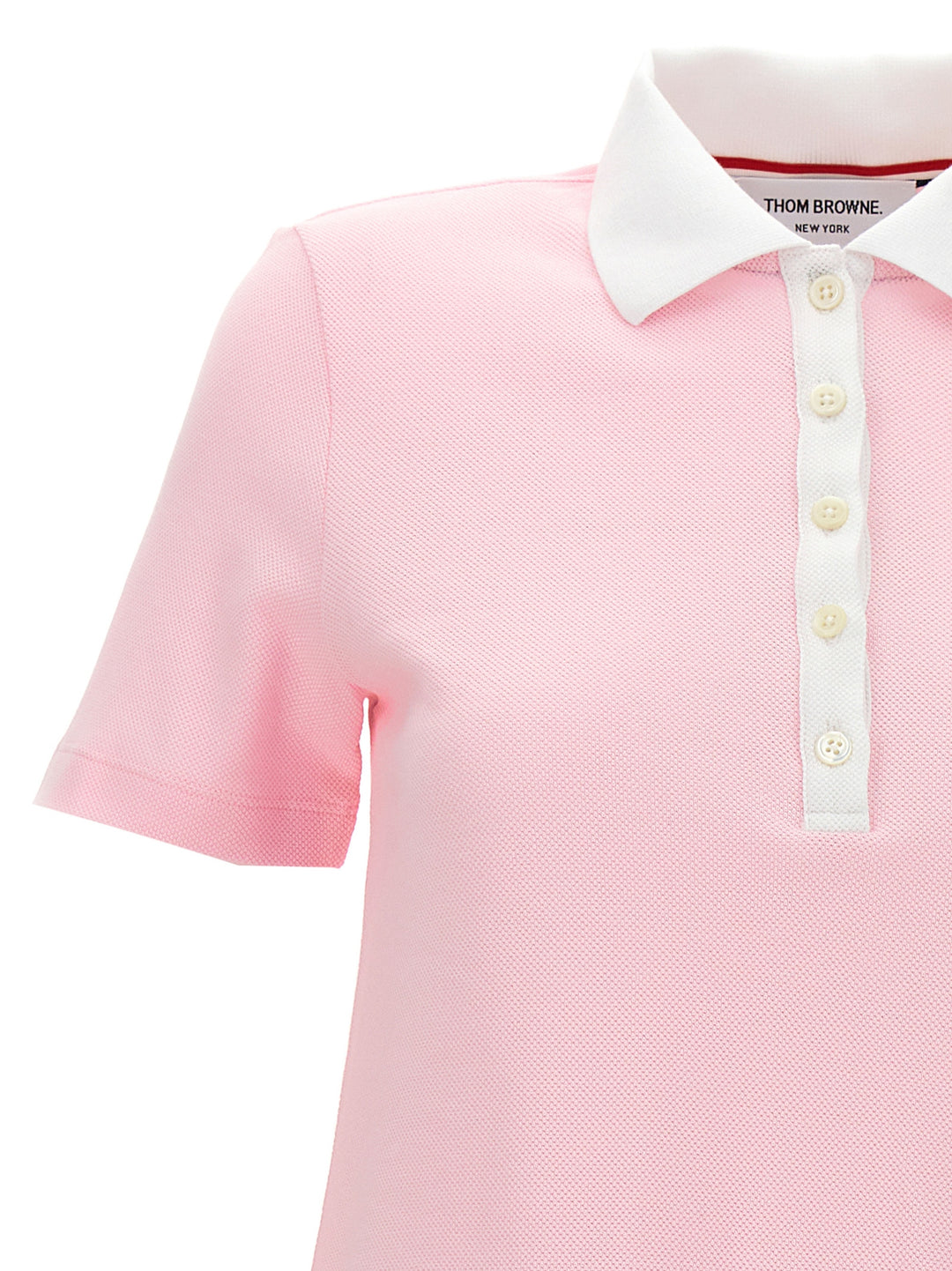 Patch Polo Dress Dresses Pink