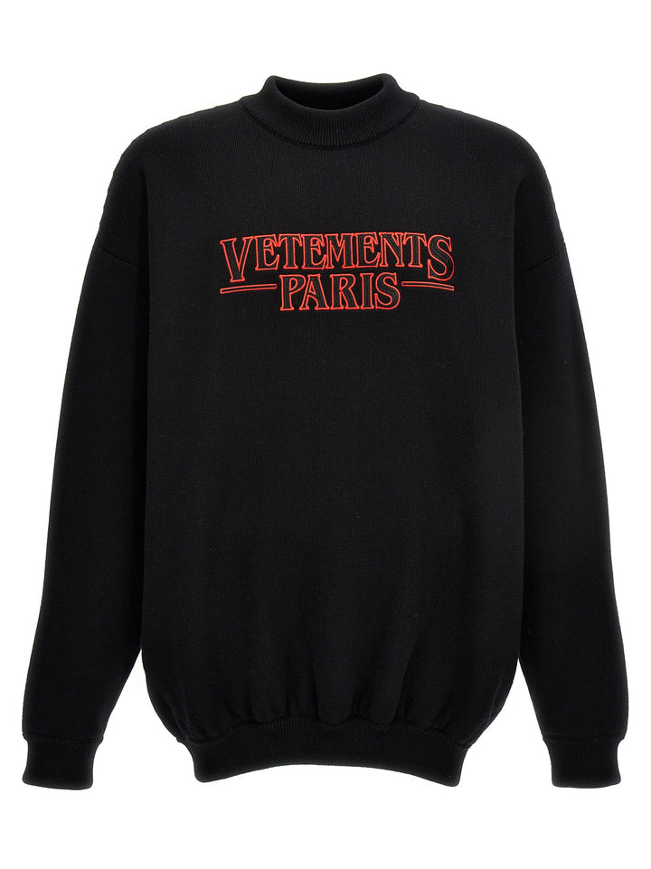 Vetements Paris Sweatshirt Black