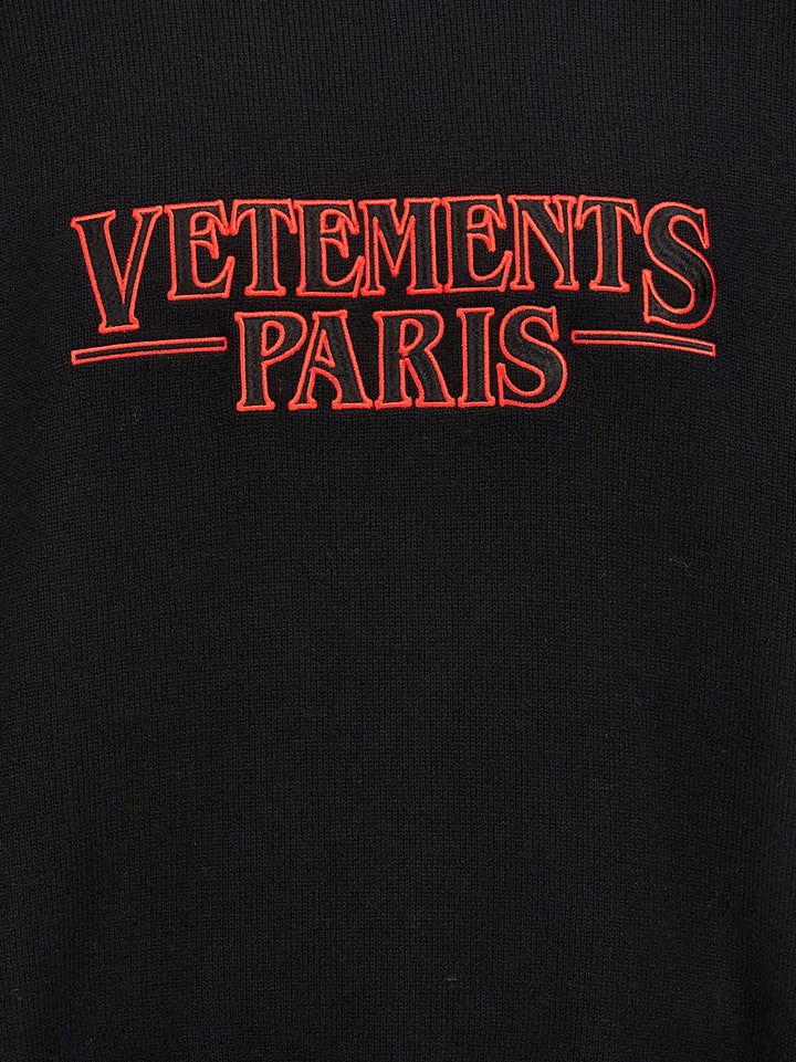 Vetements Paris Sweatshirt Black