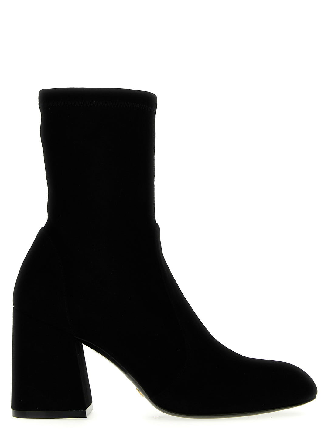 Flare Block Boots, Ankle Boots Black