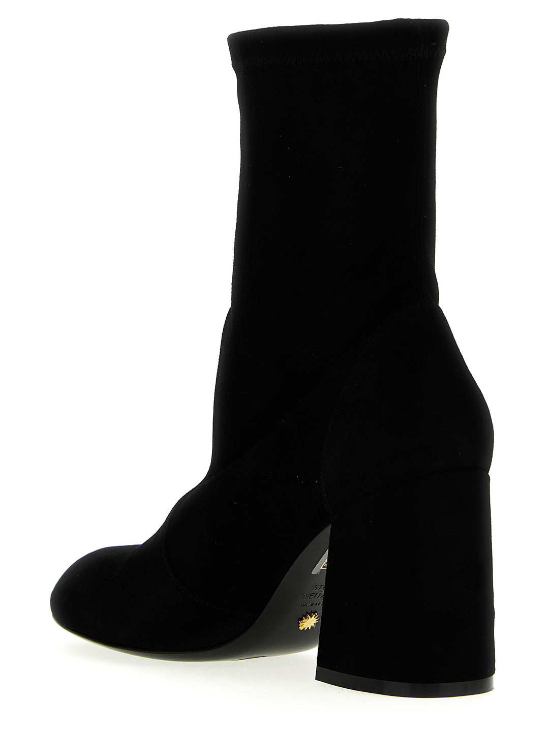 Flare Block Boots, Ankle Boots Black