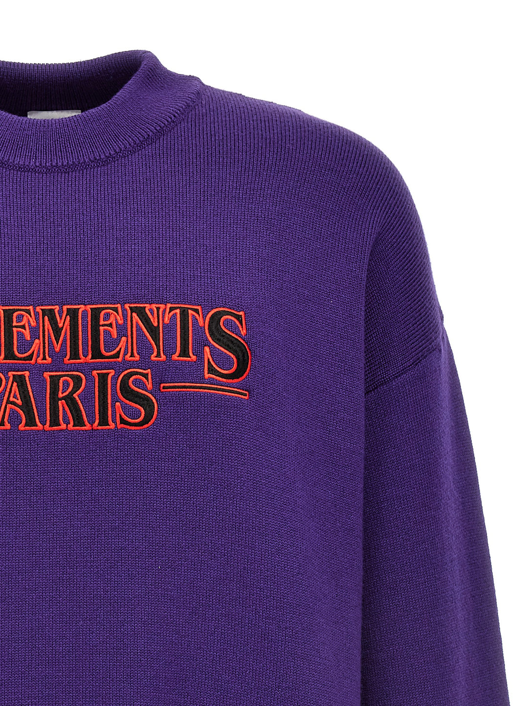 Vetements Paris Sweater Sweatshirt Purple