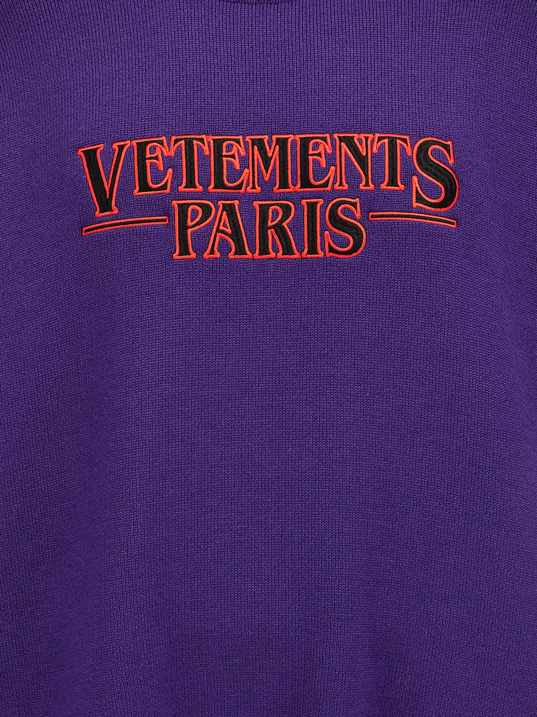 Vetements Paris Sweater Sweatshirt Purple