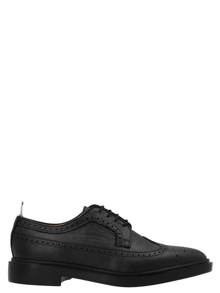 Classic Longwing Lace Up Shoes Black