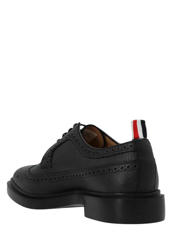 Classic Longwing Lace Up Shoes Black