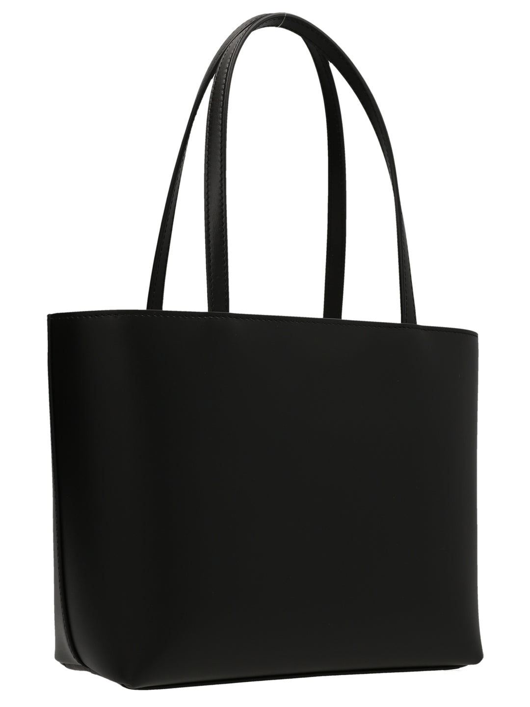 Small Logo Shopping Bag Tote Bag Black