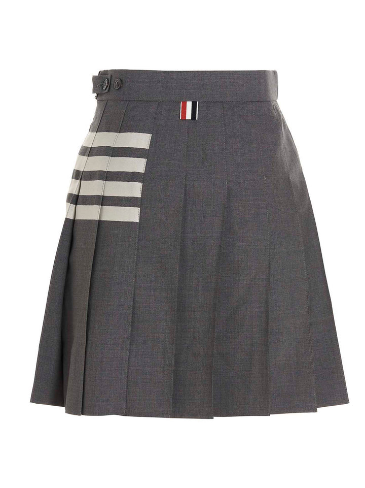 4 Bar Skirts Gray