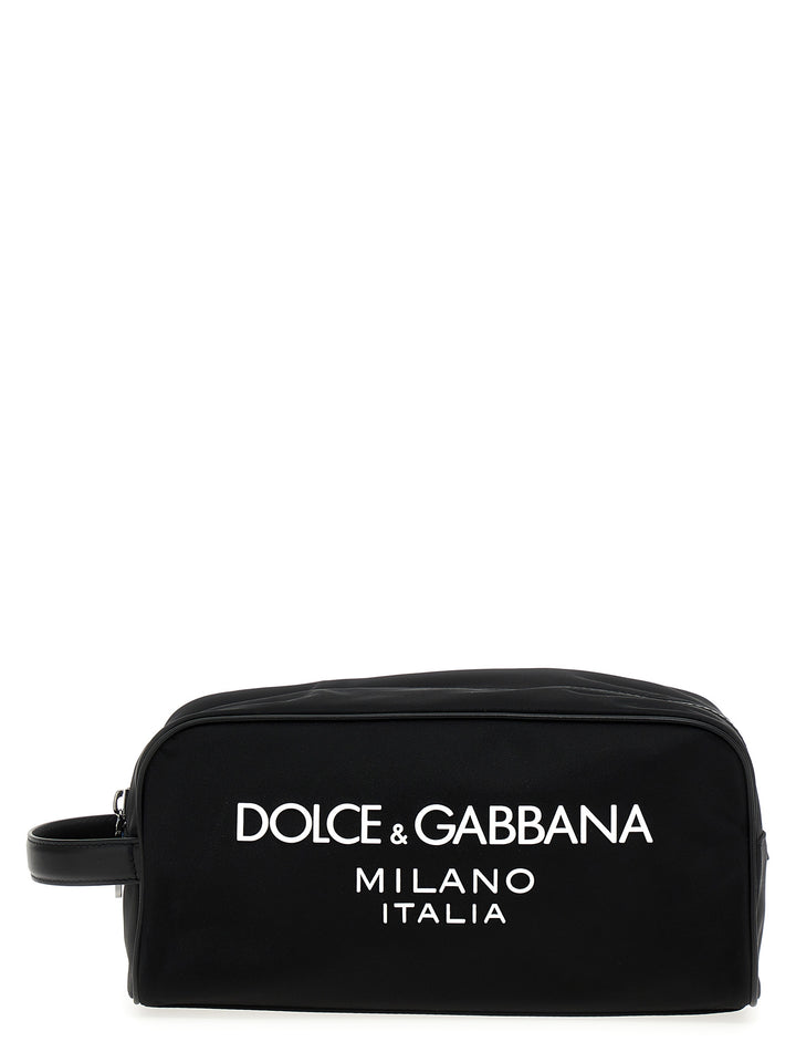 Logo Make-Up Bag Beauty Black