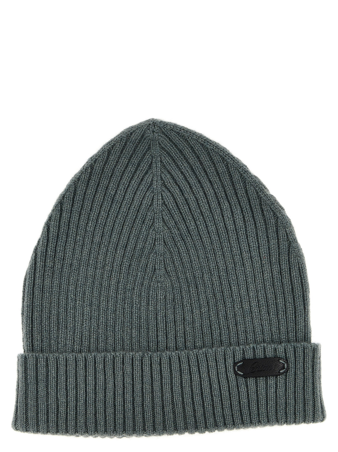 English Ribbed Beanie Hats Green