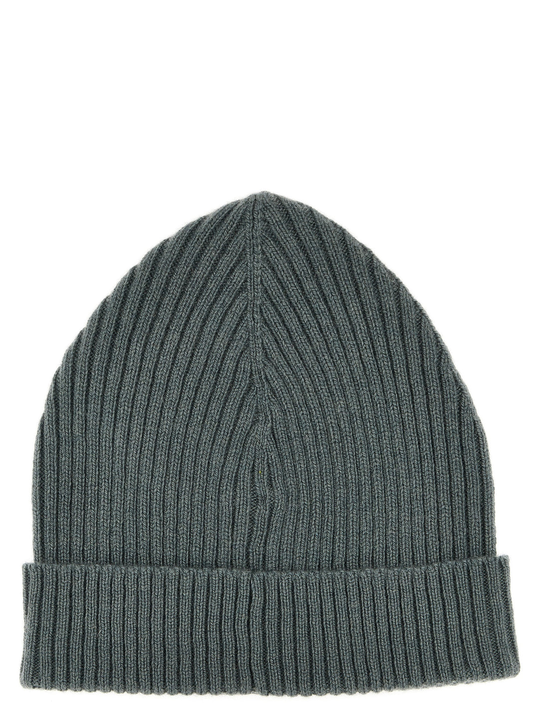 English Ribbed Beanie Hats Green