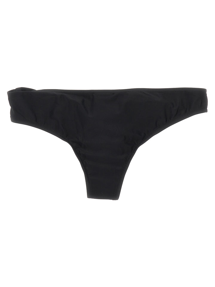 Twisted Bikini Bottoms Beachwear Black