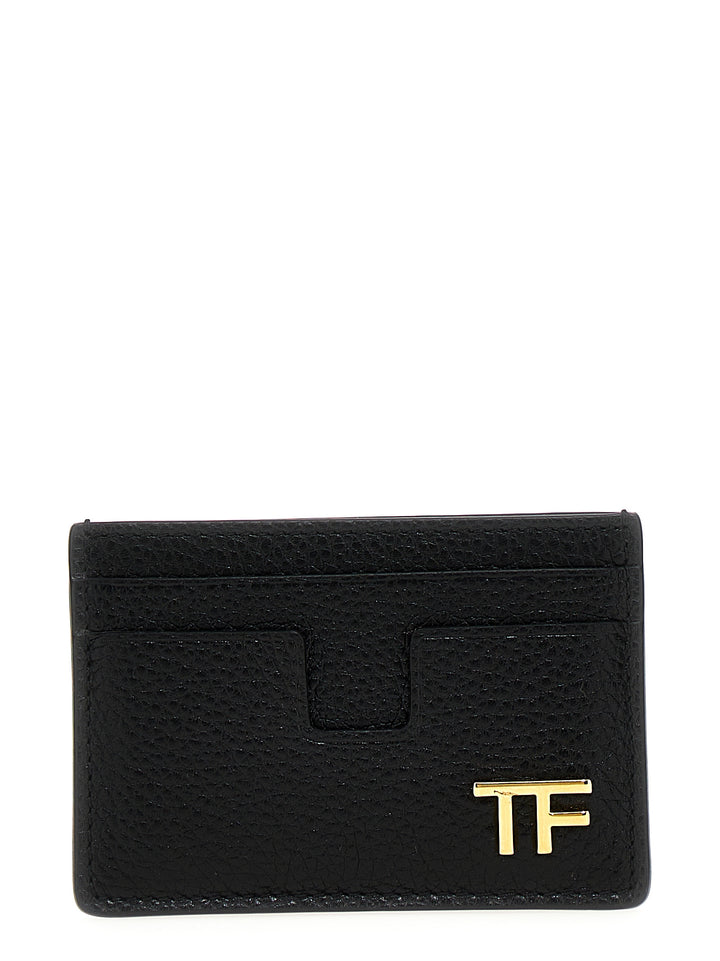 Logo Card Holder Wallets, Card Holders Black