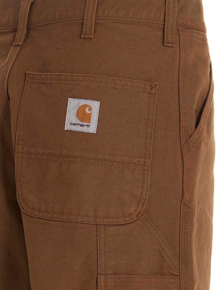 Single Knee' Pants Brown