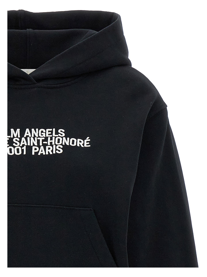 Palm Angels 75001 Hoodie Sweatshirt White/Black