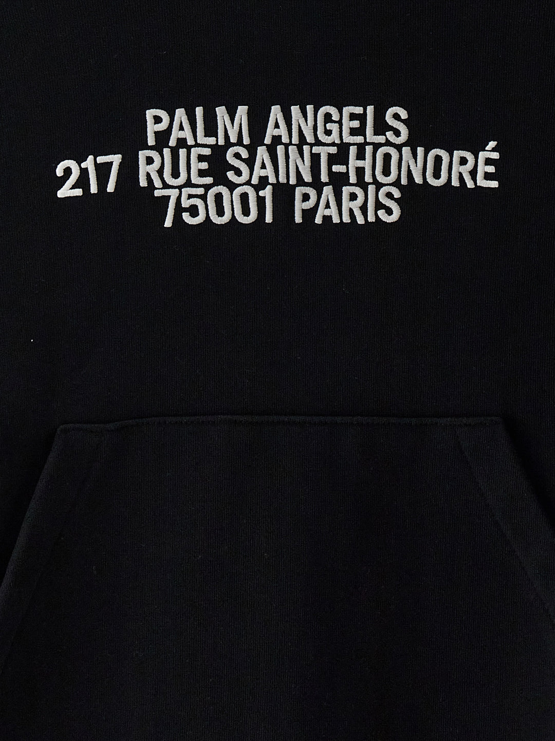 Palm Angels 75001 Hoodie Sweatshirt White/Black