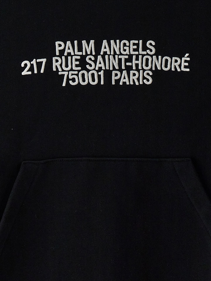 Palm Angels 75001 Hoodie Sweatshirt White/Black