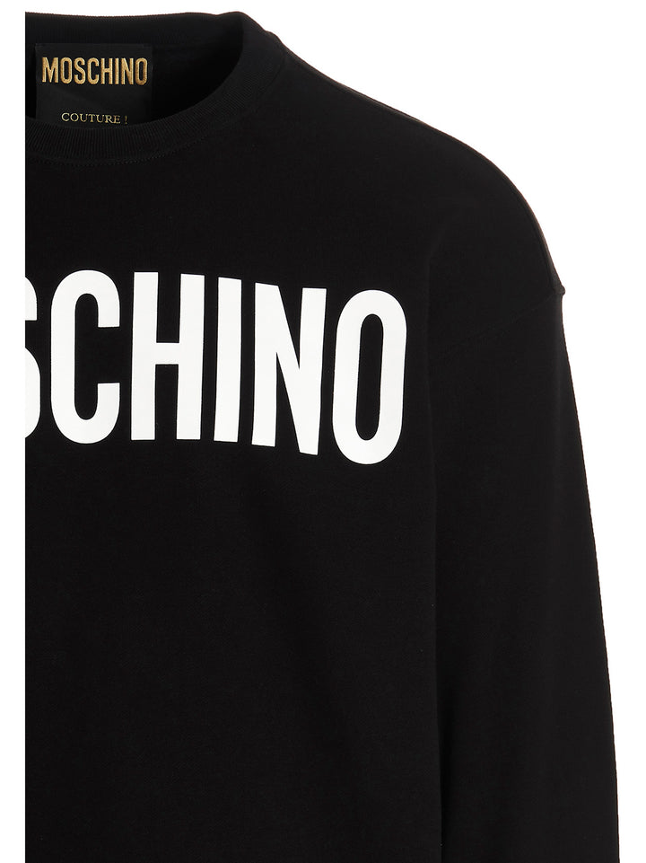 Label Sweatshirt White/Black