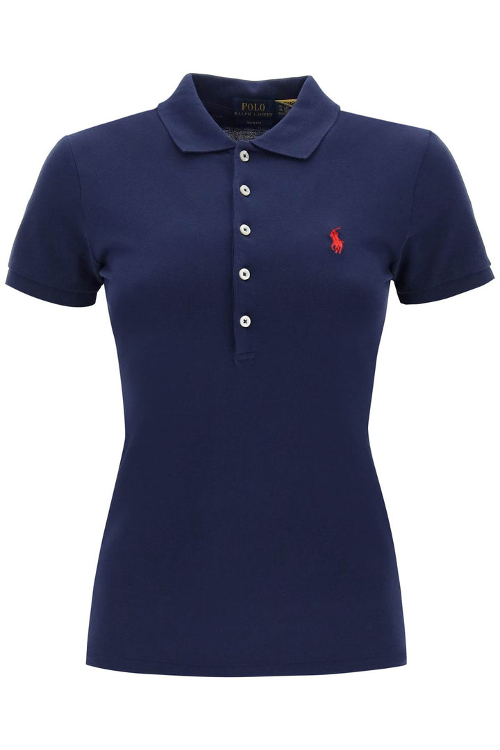 Slim Fit Five Button Polo Shirt - Polo Ralph Lauren - Women