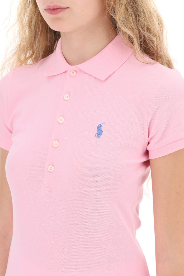 Slim Fit Five Button Polo Shirt - Polo Ralph Lauren - Women