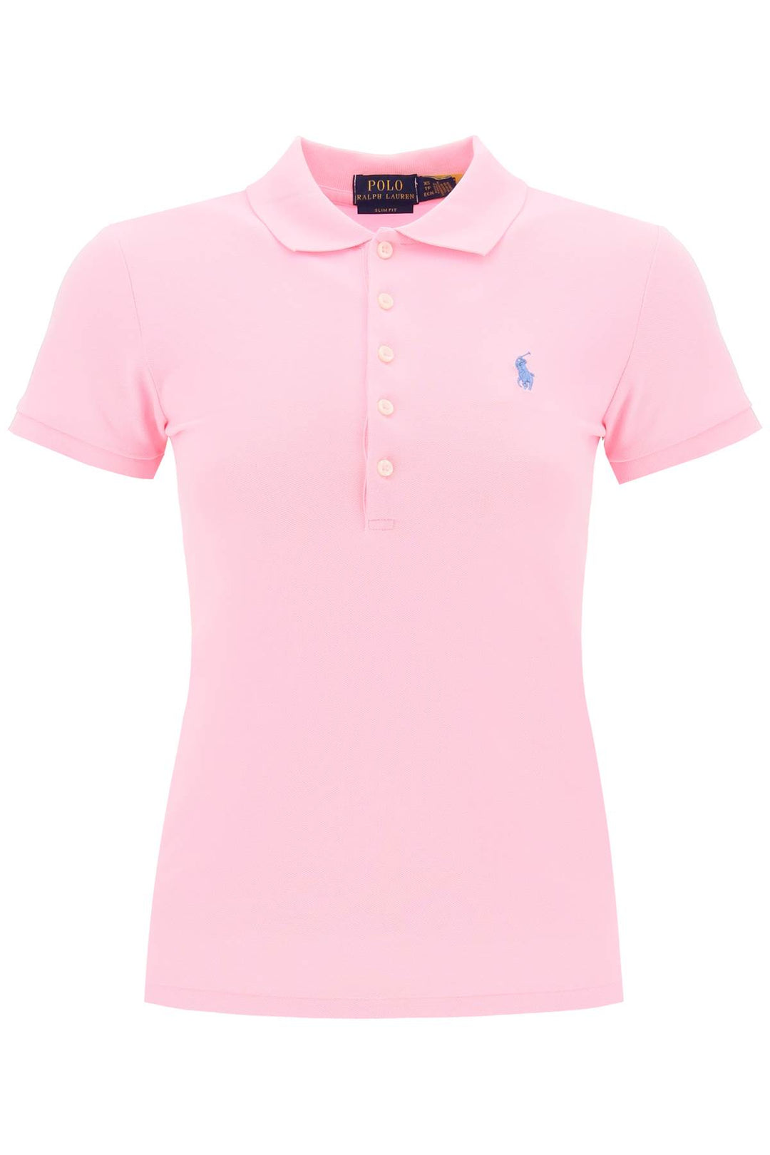 Slim Fit Five Button Polo Shirt - Polo Ralph Lauren - Women