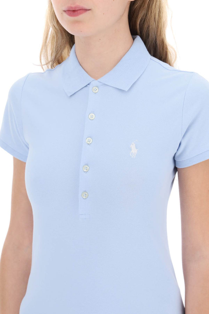 Slim Fit Five Button Polo Shirt - Polo Ralph Lauren - Women